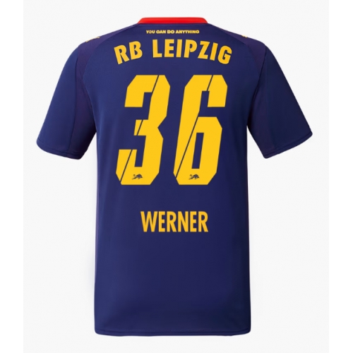 Billige Fotballdrakt RB Leipzig Timo Werner #36 Replika Bortedrakt 2025-26 Kortermet Billige Fotballdrakt RB Leipzig Timo Werner #36 Replika Bortedrakt 2025-26 Kortermet